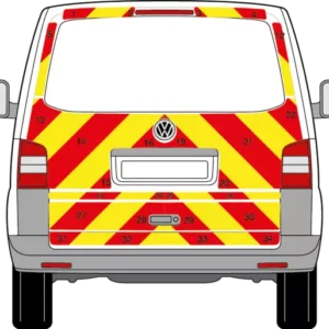 VW Transporter Tailgate T5 2009-14 3 Quarter Kit