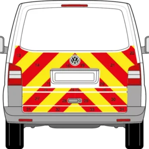 VW Transporter Tailgate T5 2009-14 Half Kit